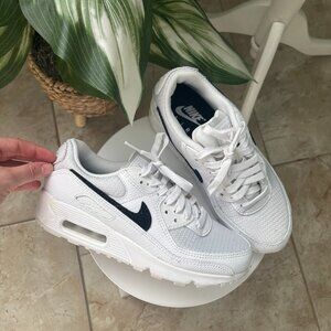 Nike Air Max 90 Sneakers White/Black - Women's
